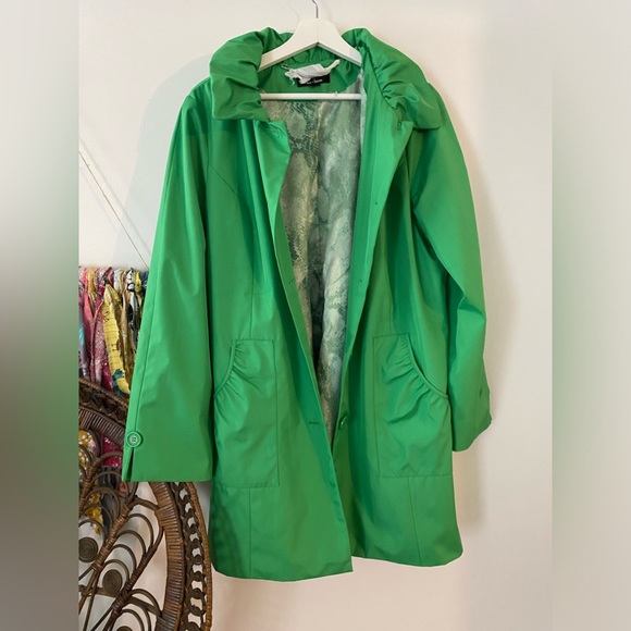 🍀Dennis Basso green New with out tags coat - Picture 5 of 7